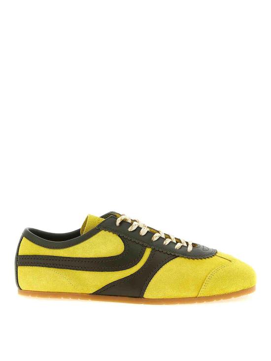 26SS 드리스 반 노튼 스웨이드 스니커즈 2610117220126200 Yellow