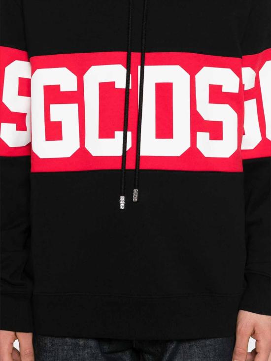 26SS 지씨디에스 후드 티셔츠 Z0MLQE138F004 Black - GCDS
