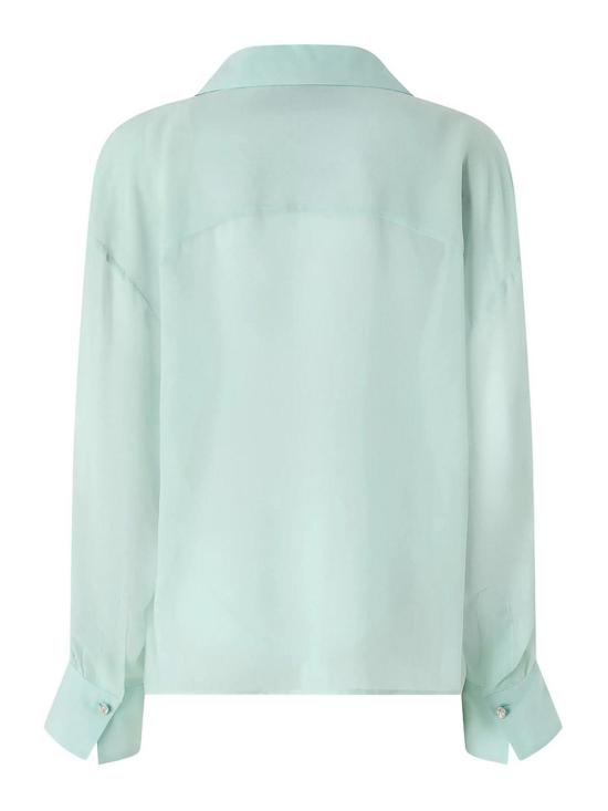 26SS 핑코 셔츠 106393A35ST14 Green - PINKO