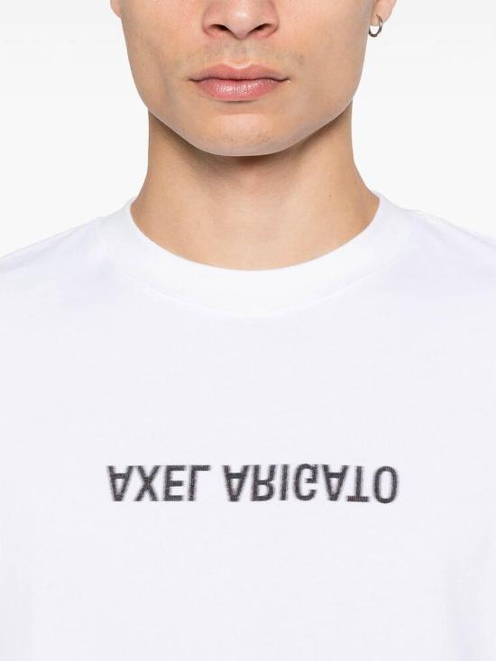 26SS 악셀 아리가토 반팔 티셔츠 A3118001DISTORTWHITE White - AXEL ARIGATO