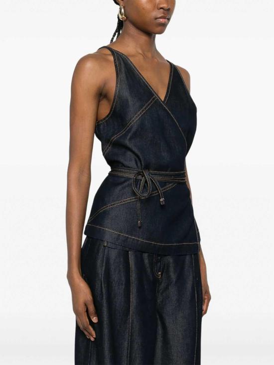 26SS 이로 민소매 티셔츠 RENATAWP16DN06 Blue - IRO