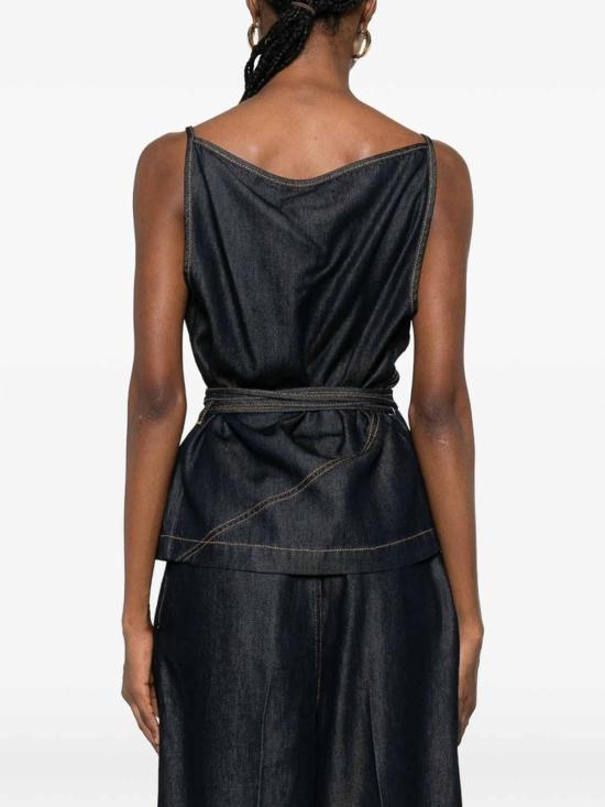 26SS 이로 민소매 티셔츠 RENATAWP16DN06 Blue - IRO