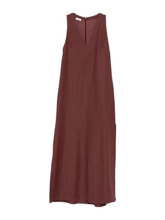 26SS 브루넬로 쿠치넬리 미디 스커트 MH126A4812C9288 Dark Red