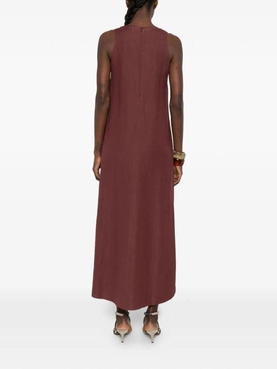 26SS 브루넬로 쿠치넬리 미디 스커트 MH126A4812C9288 Dark Red - BRUNELLO CUCINELLI