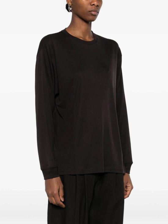 26SS 스튜디오 니콜슨 긴팔 티셔츠 SNW1388SIMMONSBLKGR Black - STUDIO NICHOLSON