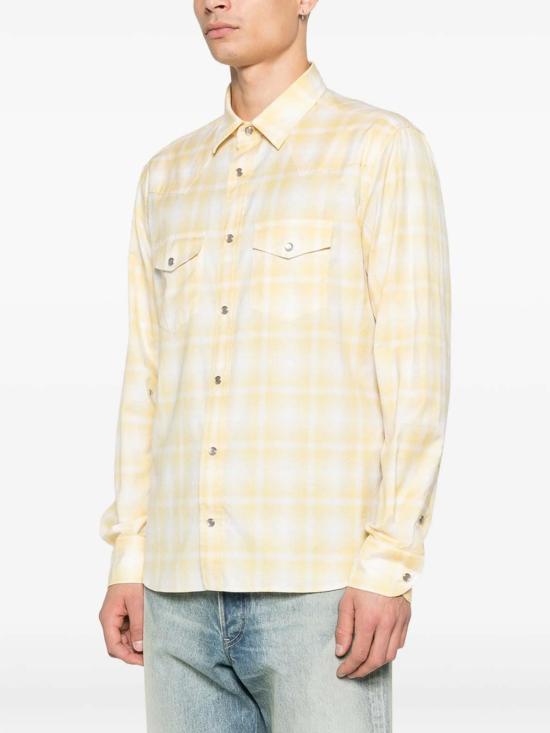 26SS 톰포드 긴팔 셔츠 FMC297HDS001JJF Yellow - TOMFORD