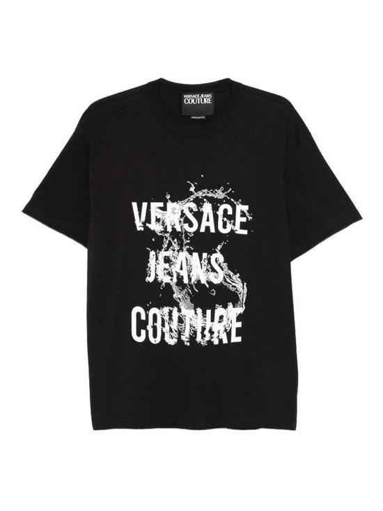 26SS 베르사체 반팔 티셔츠 80GAHC01CJ01C899 Black