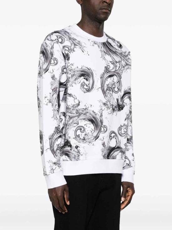 26SS 베르사체 긴팔 티셔츠 80GAI3R0FS196U22 White - VERSACE