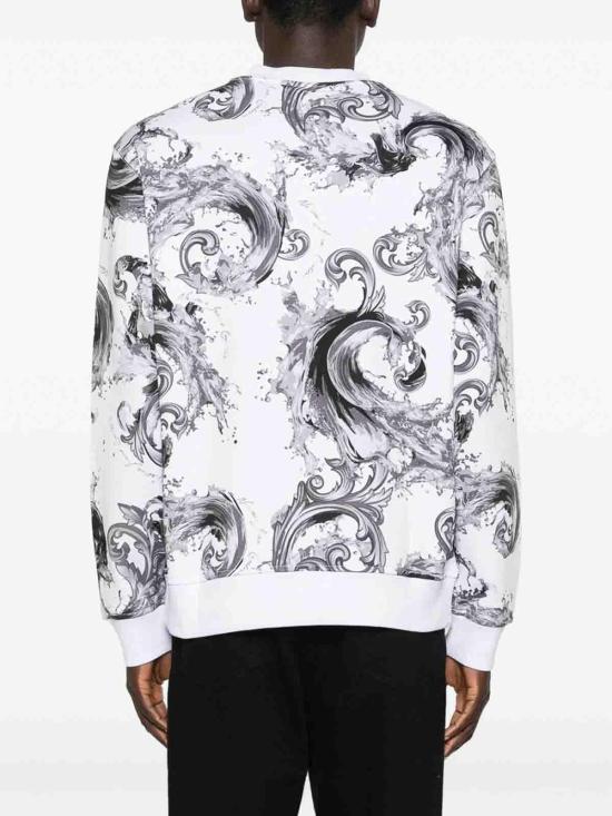 26SS 베르사체 긴팔 티셔츠 80GAI3R0FS196U22 White - VERSACE