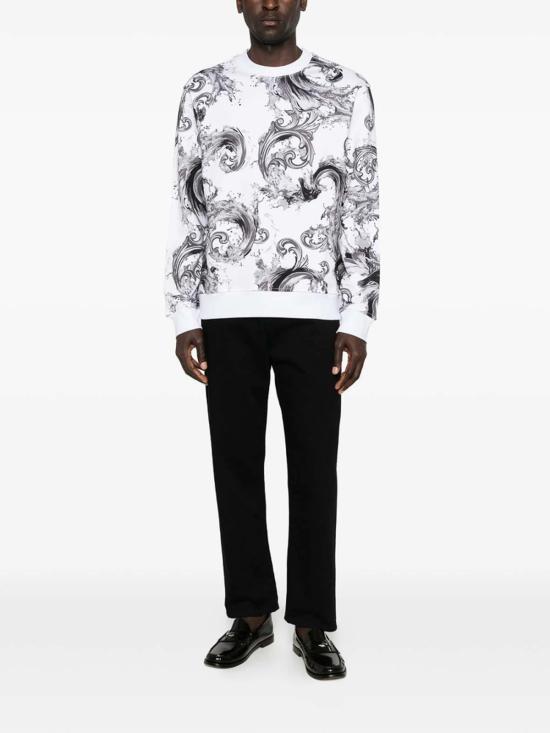 26SS 베르사체 긴팔 티셔츠 80GAI3R0FS196U22 White - VERSACE