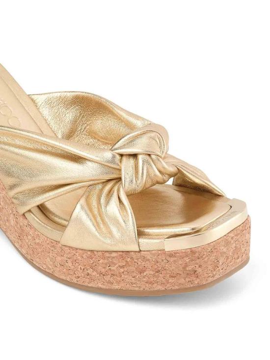 26SS 지미추 샌들 AVENUEWEDGE110MNAGOLD Gold - JIMMY CHOO