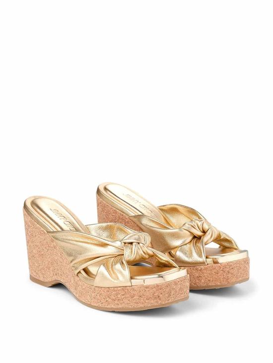 26SS 지미추 샌들 AVENUEWEDGE110MNAGOLD Gold - JIMMY CHOO