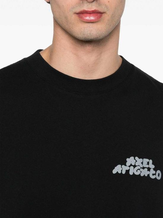 26SS 악셀 아리가토 반팔 티셔츠 A3870002SORENBLACK Black - AXEL ARIGATO