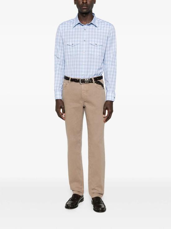 26SS 톰포드 긴팔 셔츠 FMC312HDS001WUA Blue - TOMFORD