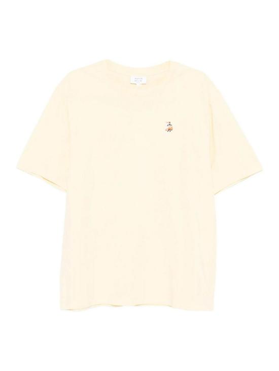 26SS 메종키츠네 드리밍 폭스 컴포트 티셔츠 QM00102KJ7026STRAW Yellow
