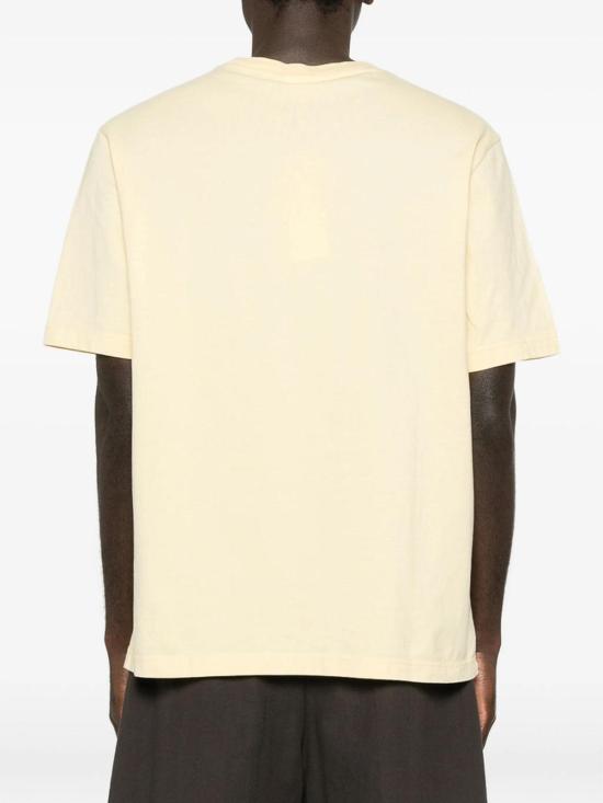 26SS 메종키츠네 드리밍 폭스 컴포트 티셔츠 QM00102KJ7026STRAW Yellow - MAISON KITSUNE