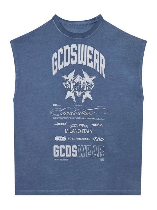26SS 지씨디에스 반팔 티셔츠 C1WWQC099J079 Blue