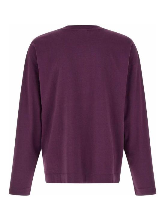 26SS 드리스 반 노튼 긴팔 티셔츠 2610211123603350 Purple - DRIES VAN NOTEN