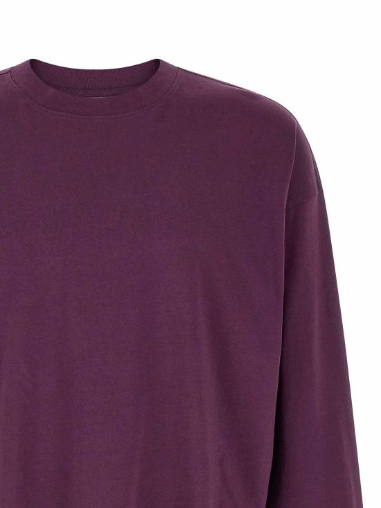 26SS 드리스 반 노튼 긴팔 티셔츠 2610211123603350 Purple - DRIES VAN NOTEN