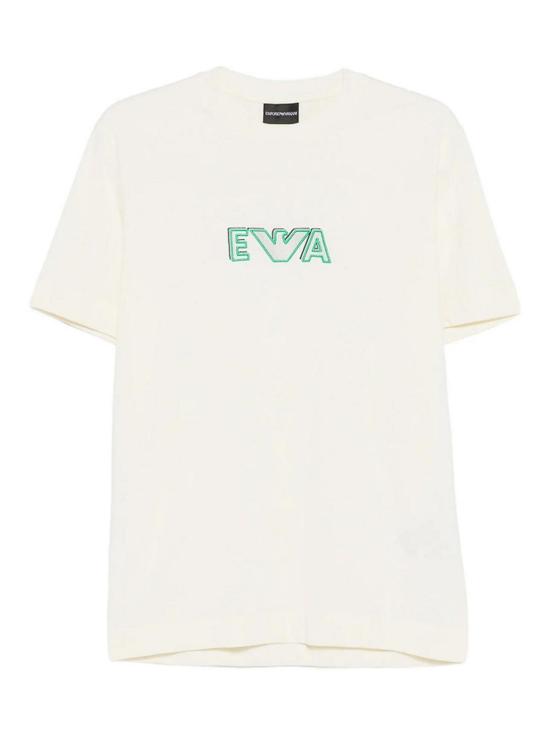 26SS 엠포리오 아르마니 반팔 티셔츠 AF13715EM005233U1055 Yellow