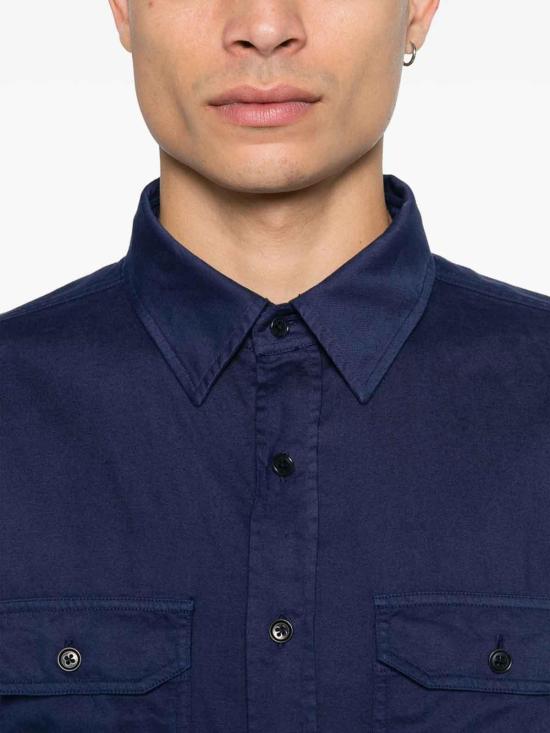 26SS 톰포드 긴팔 셔츠 FMC295HME001UDB Blue - TOMFORD