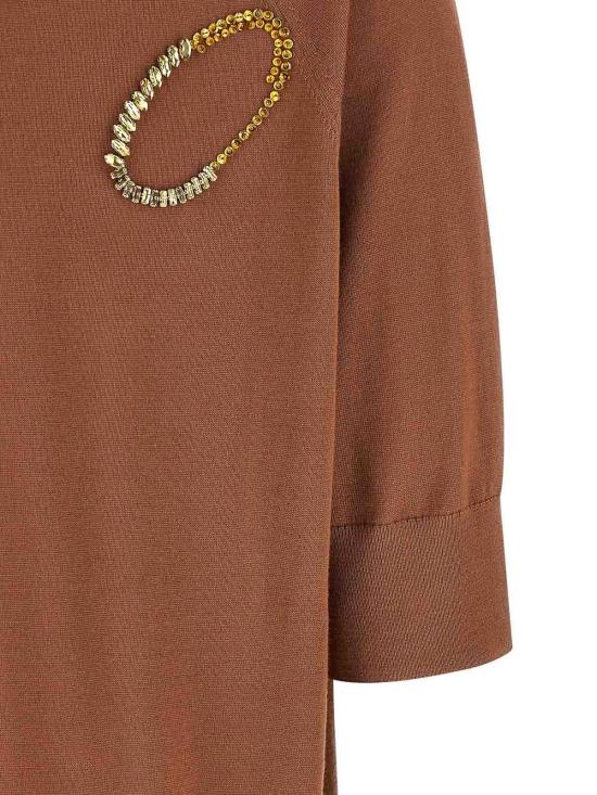 26SS 드리스 반 노튼 반팔 티셔츠 2610112023700700 Brown - DRIES VAN NOTEN