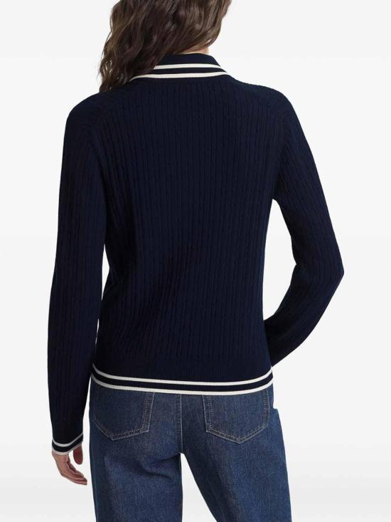 26SS 스포티앤리치 폴로 티셔츠 ST03761302BL1DKNAE Blue - SPORTY & RICH