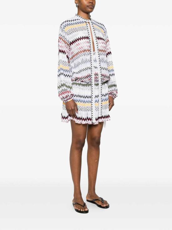 26SS 미소니 미디 스커트 DS26SG09BR0150S01K2 White - MISSONI