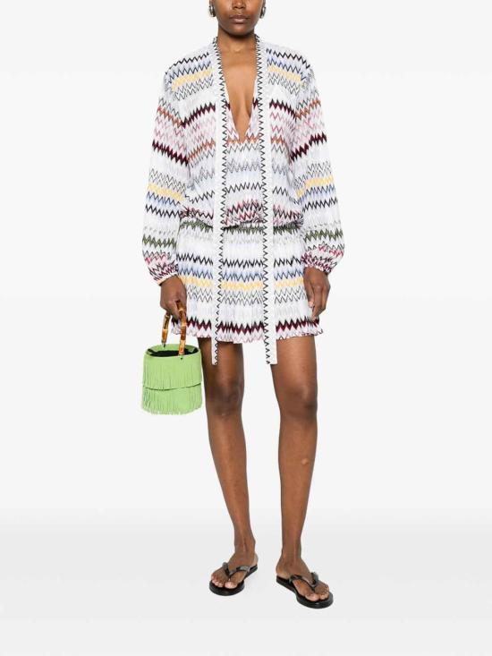 26SS 미소니 미디 스커트 DS26SG09BR0150S01K2 White - MISSONI