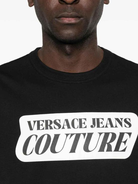 26SS 베르사체 반팔 티셔츠 80GAHT17CJ00T899 Black - VERSACE