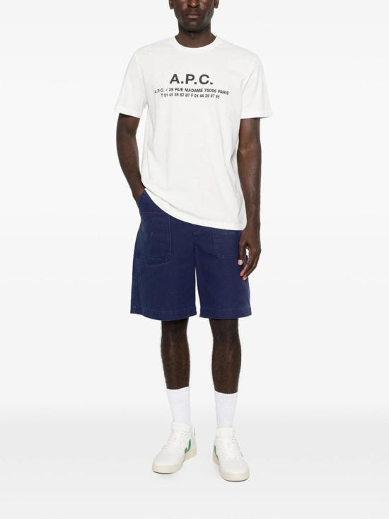 26SS 아페쎄 반팔 티셔츠 COHBSH26570AAC White - A.P.C.
