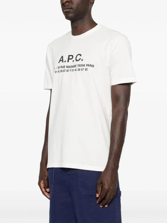 26SS 아페쎄 반팔 티셔츠 COHBSH26570AAC White - A.P.C.