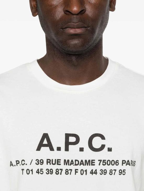 26SS 아페쎄 반팔 티셔츠 COHBSH26570AAC White - A.P.C.