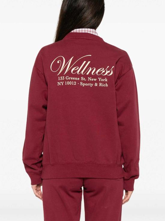 26SS 스포티앤리치 긴팔 티셔츠 ST07162083REMERLO Red - SPORTY & RICH