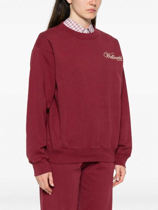 26SS 스포티앤리치 긴팔 티셔츠 ST07162083REMERLO Red - SPORTY & RICH