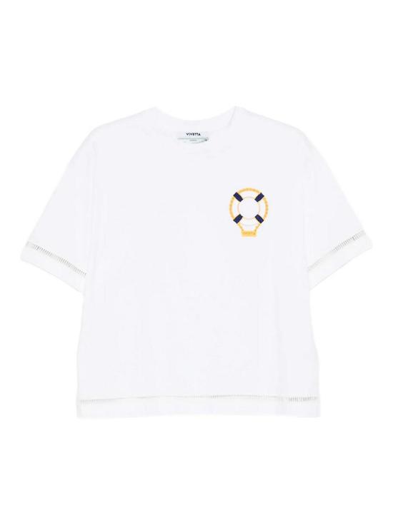 26SS 비베타 반팔 티셔츠 VM1TS0025PC0821001 White