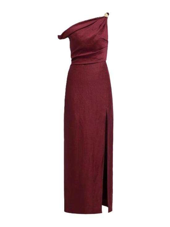 26SS 에이지 미디 스커트 25SS5358PLM Dark Red