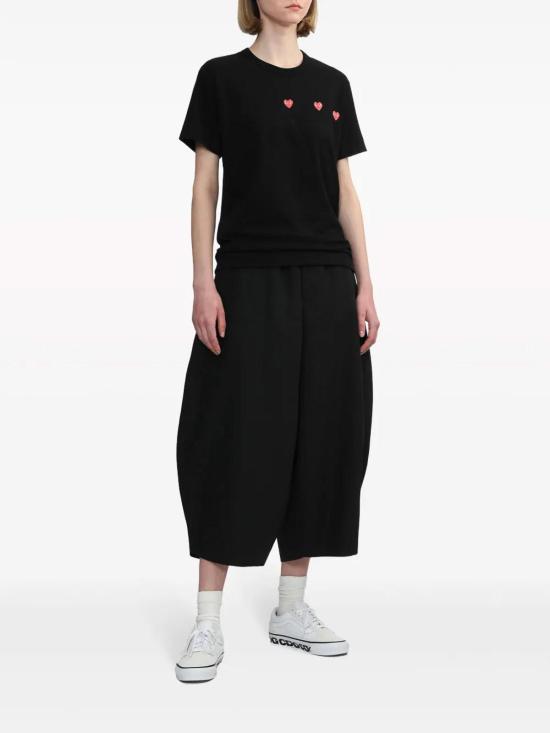 26SS 꼼데가르송 반팔 티셔츠 AXT337051BLACK Black - COMME DES GARCONS