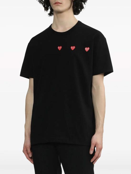 26SS 꼼데가르송 반팔 티셔츠 AXT337051BLACK Black - COMME DES GARCONS