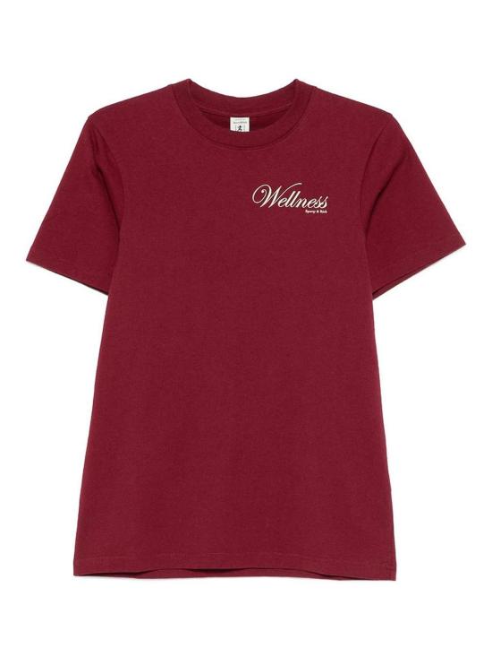 26SS 스포티앤리치 반팔 티셔츠 TO04362083REMERLO Red