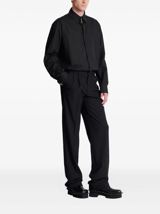 26SS 발망 스트레이트 팬츠 GH1PO130WD490PA Black - BALMAIN