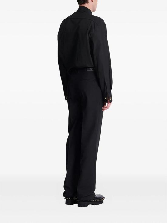 26SS 발망 스트레이트 팬츠 GH1PO130WD490PA Black - BALMAIN