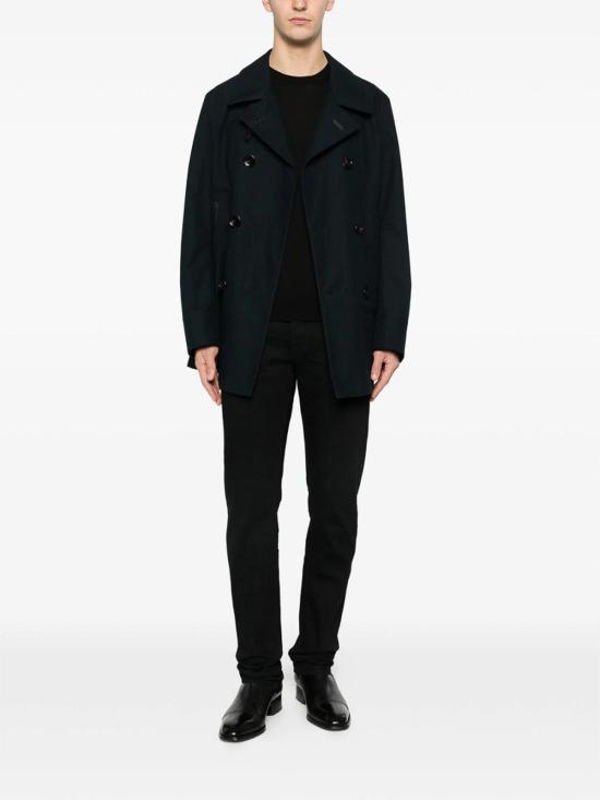 26SS 톰포드 스트레이트 팬츠 DMC084DPH001NAB Black - TOMFORD