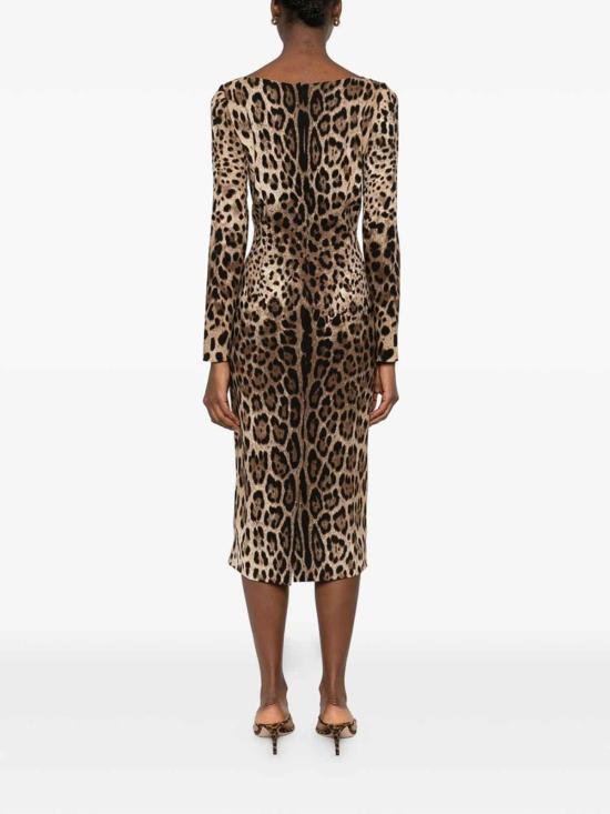 26SS 돌체앤가바나 미디 스커트 F6TYGTFSRKIHY13M Brown - DOLCE & GABBANA