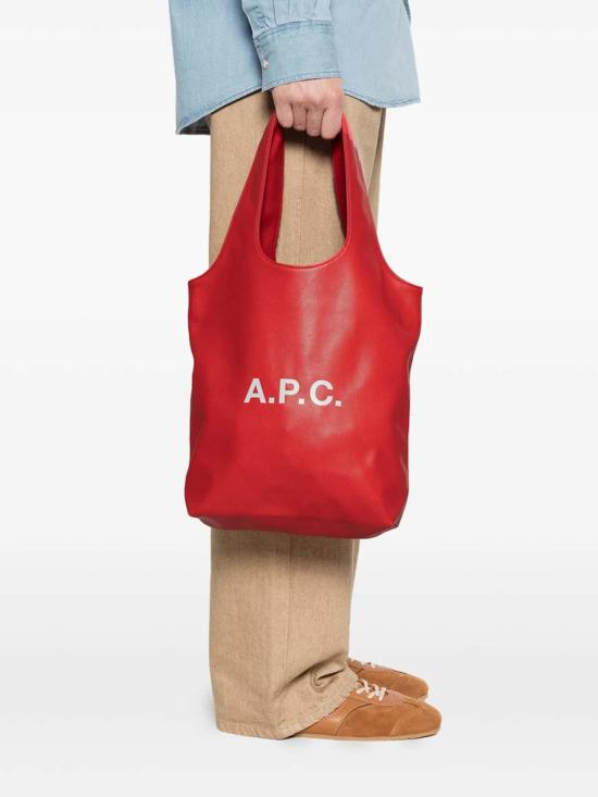 26SS 아페쎄 니논 스몰 토트백 PUAATM61861GAA Red - A.P.C.