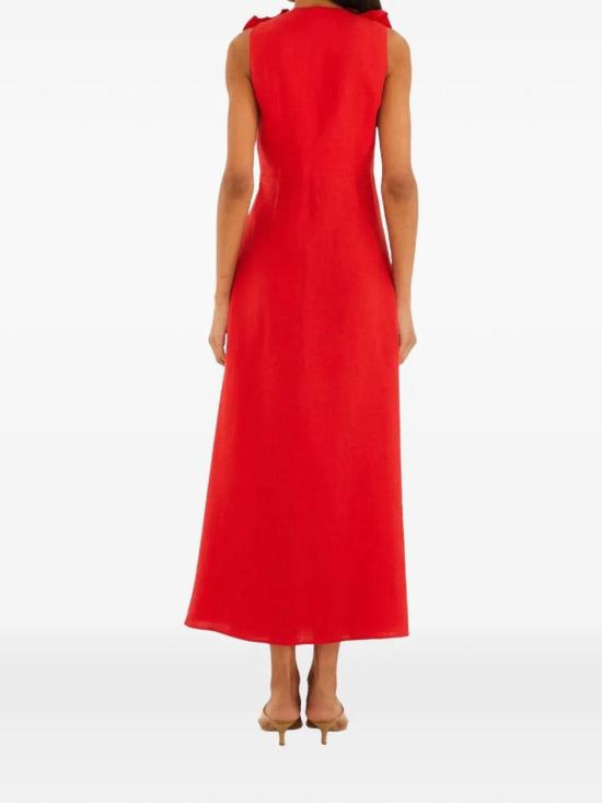 26SS 팜 리오 미디 스커트 347760L0028 Red - FARM RIO