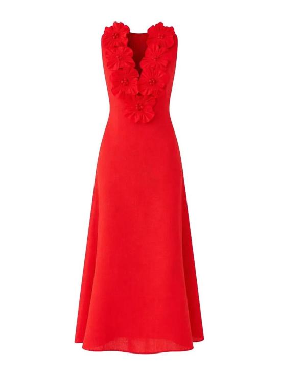 26SS 팜 리오 미디 스커트 347760L0028 Red