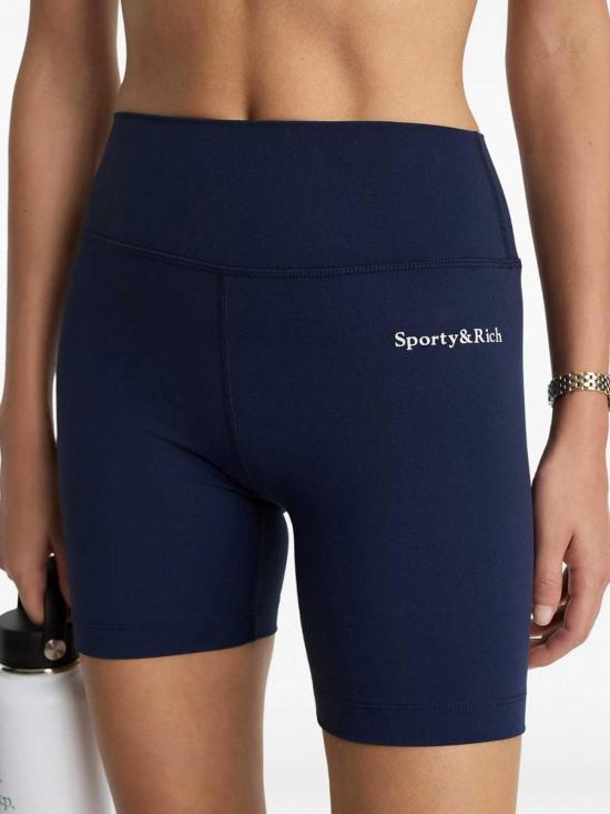 26SS 스포티앤리치 숏팬츠 SH00361300 Blue - SPORTY & RICH