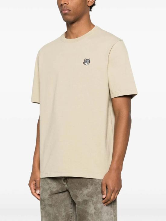 26SS 메종키츠네 폭스 헤드 컴포트 티셔츠 PM00108KJ7025TEALE Nude Neutrals - MAISON KITSUNE
