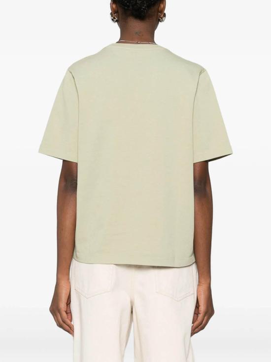 26SS 메종키츠네 드레스드 폭스 컴포트 티셔츠 QW00114KJ0119DUGRE Green - MAISON KITSUNE